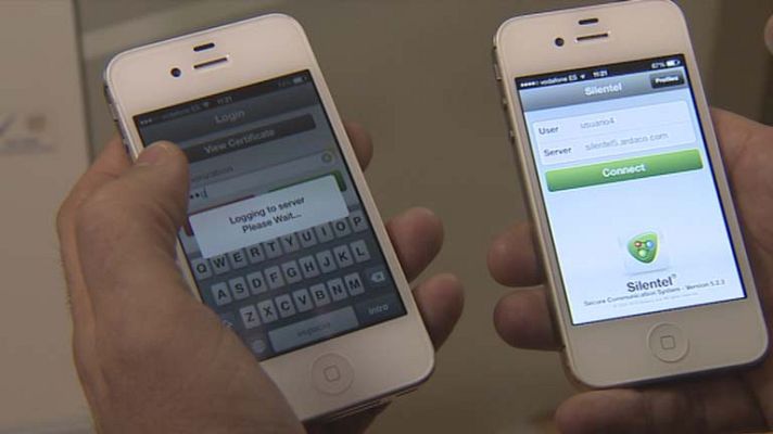 Telediario 1 - Móviles antiespías