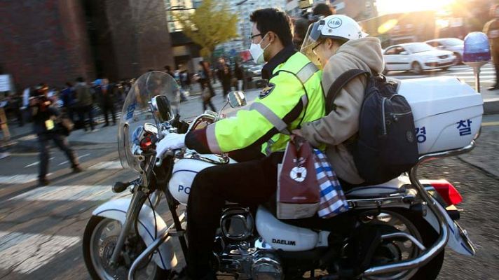 Telediario 1 - Selectividad en Corea del Sur