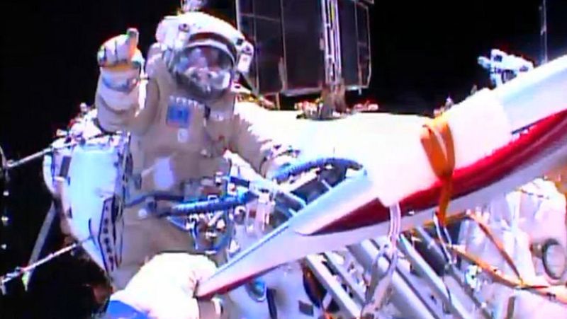 La antorcha olímpica viaja al espacio | Ver