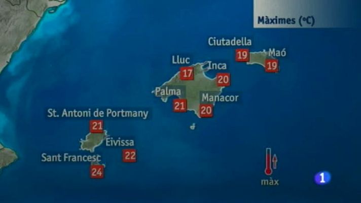 Informatiu Balear - El temps a les Illes Balears - 11/11/13