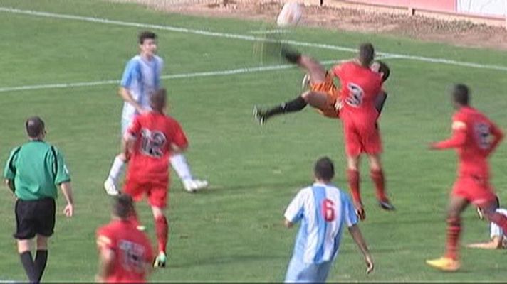 Telediario 1 - El gol 'imposible' del portero