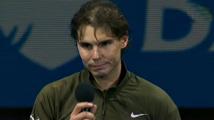  - Nadal: "Enhorabuena a un superjugador como Nole, es increíble"