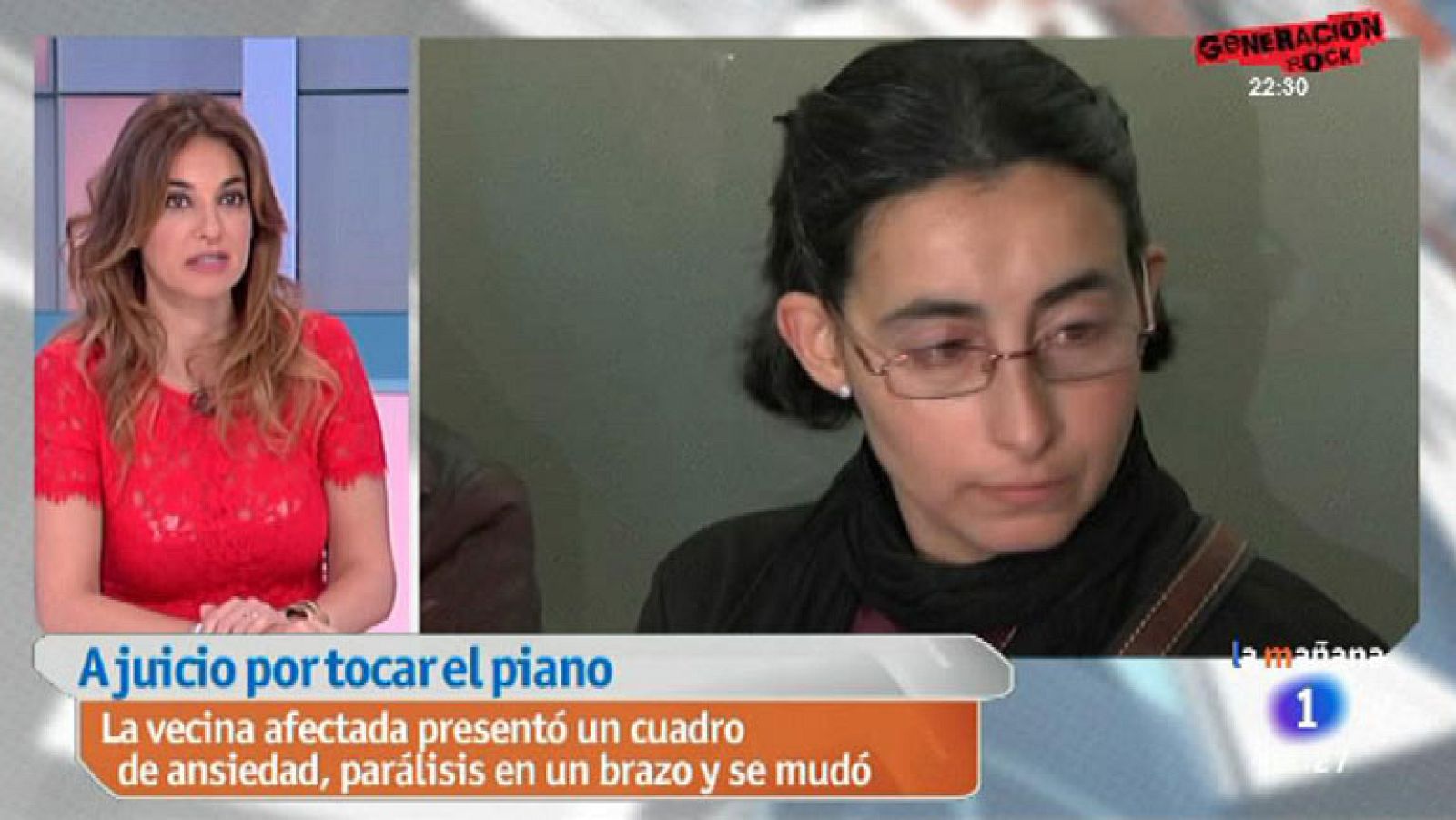 La mañana - A juicio por tocar el piano