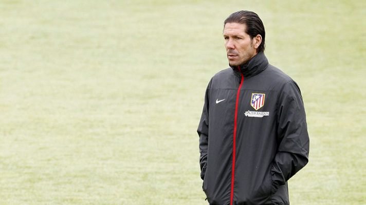 Telediario 1 - Simeone considera que la liga es "demasiado larga"