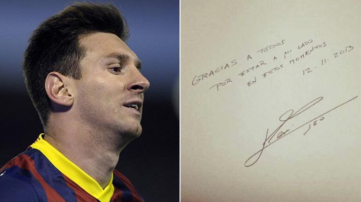 Informativo 24h - Messi agradece el apoyo recibido tras su lesión