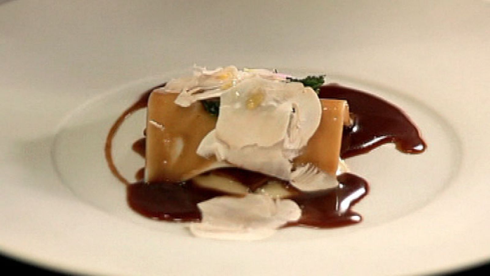 Lasaña de criadillas