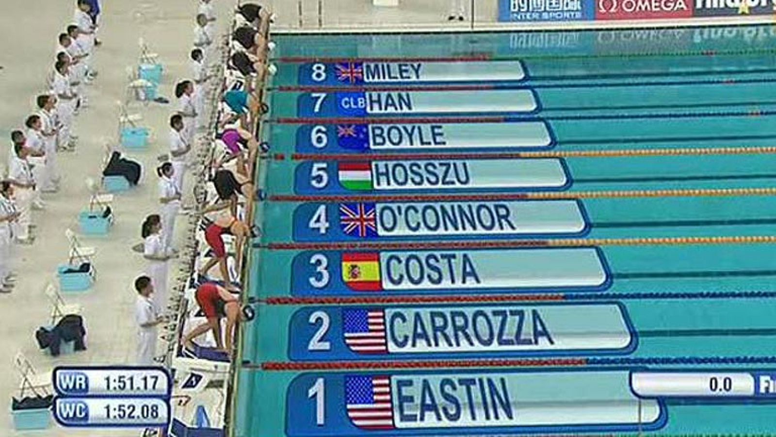 Melani Costa, plata en los 200 libre