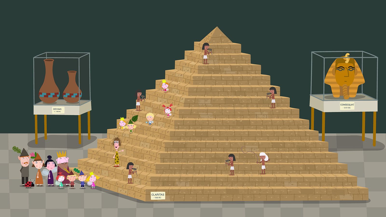 El pequeño reino de Ben y Holly - Margarita y amapola van al museo - RTVE.es - El pequeño reino de Ben y Holly | Ver