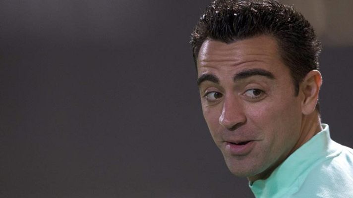 Telediario 1 - Xavi: "Ahora Messi sabe que no puede jugar siempre a tope"