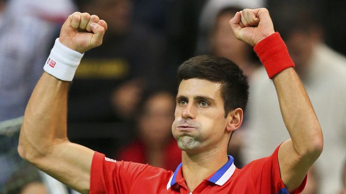 Telediario 1 - Djokovic adelanta a Serbia y Berdych pone las tablas
