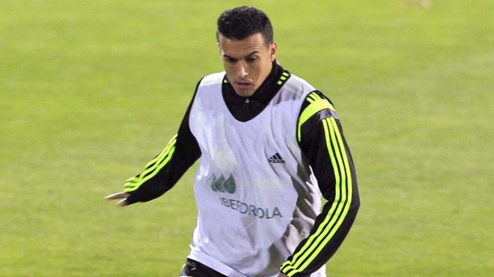 Telediario 1 - Pedro, a seguir la racha como el goleador de España