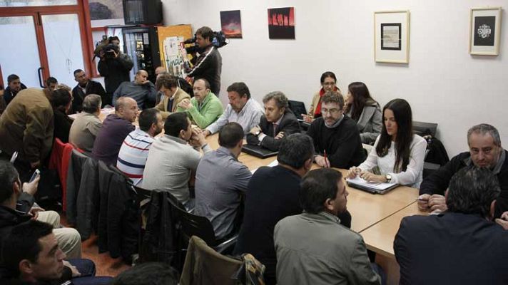 Telediario 1 - Sigue la huelga