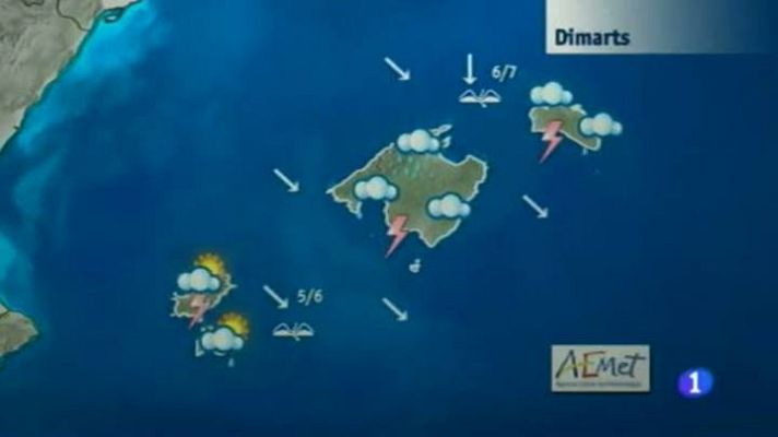 Informatiu Balear - El temps a les Illes Balears - 18/11/13