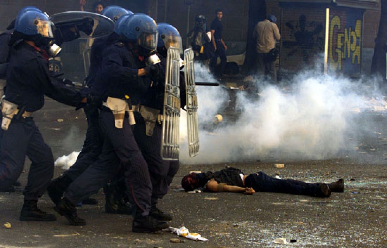 15 condenados por la Cumbre del G8 en Génova de 2001