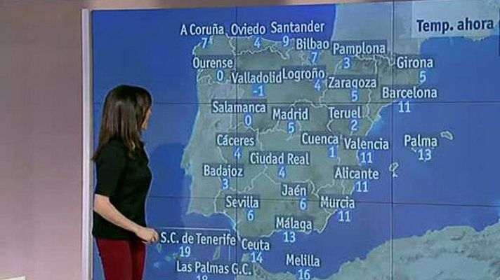 El tiempo - Descenso de las temperaturas