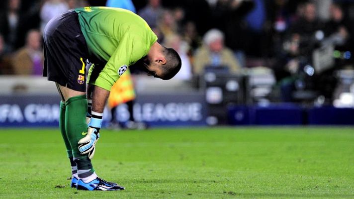 Telediario 1 - Víctor Valdés estará seis semanas de baja