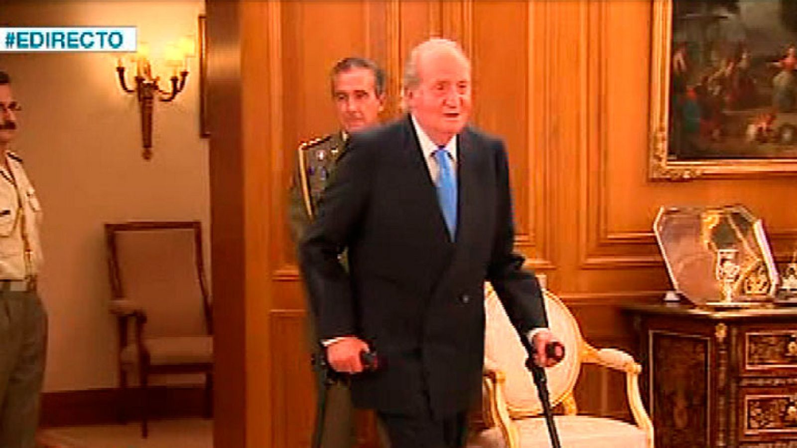 España Directo- El Rey, operado con éxito de la cadera izquierda