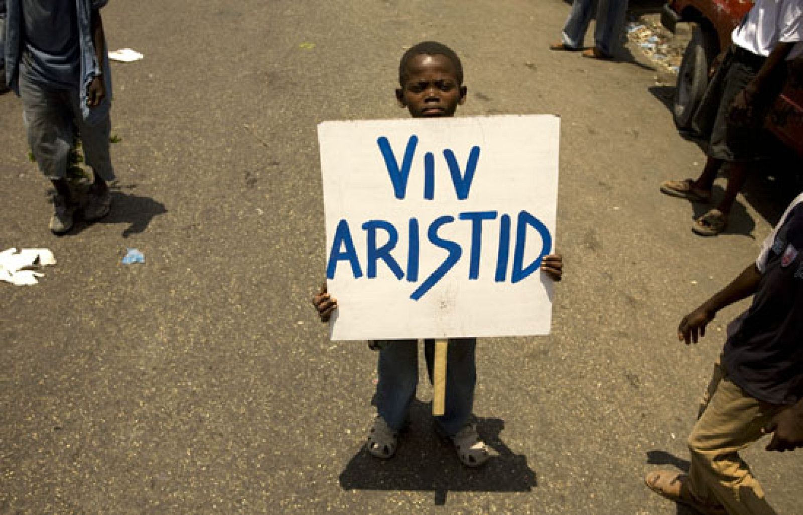 Dispersada en Haití una manifestación a favor del ex presidente