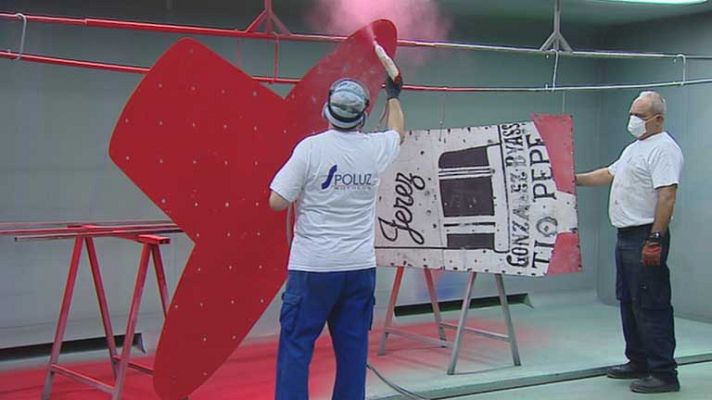 Telediario 1 - Restauración del "Tío Pepe"