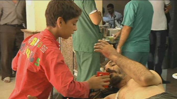 Telediario 1 - Niños en Siria