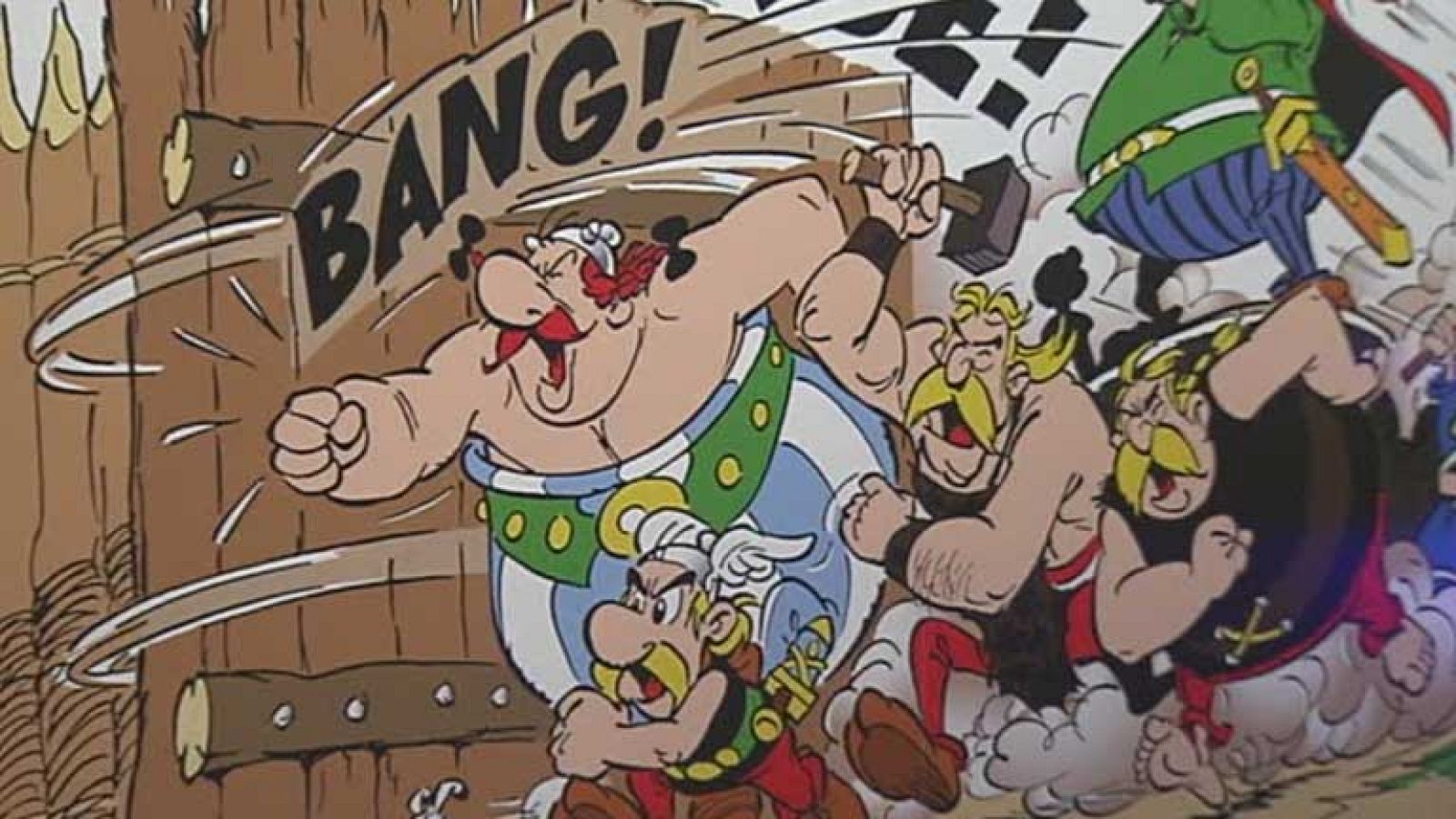La Biblioteca Nacional de francia acoge a Astérix y a su inseparable Obélix