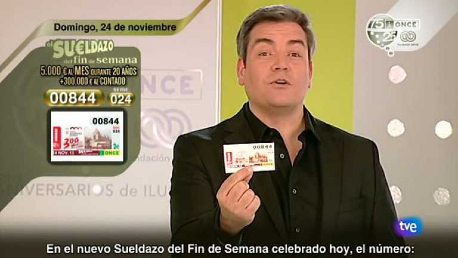 Sorteo ONCE - 24/11/13 - Ver ahora