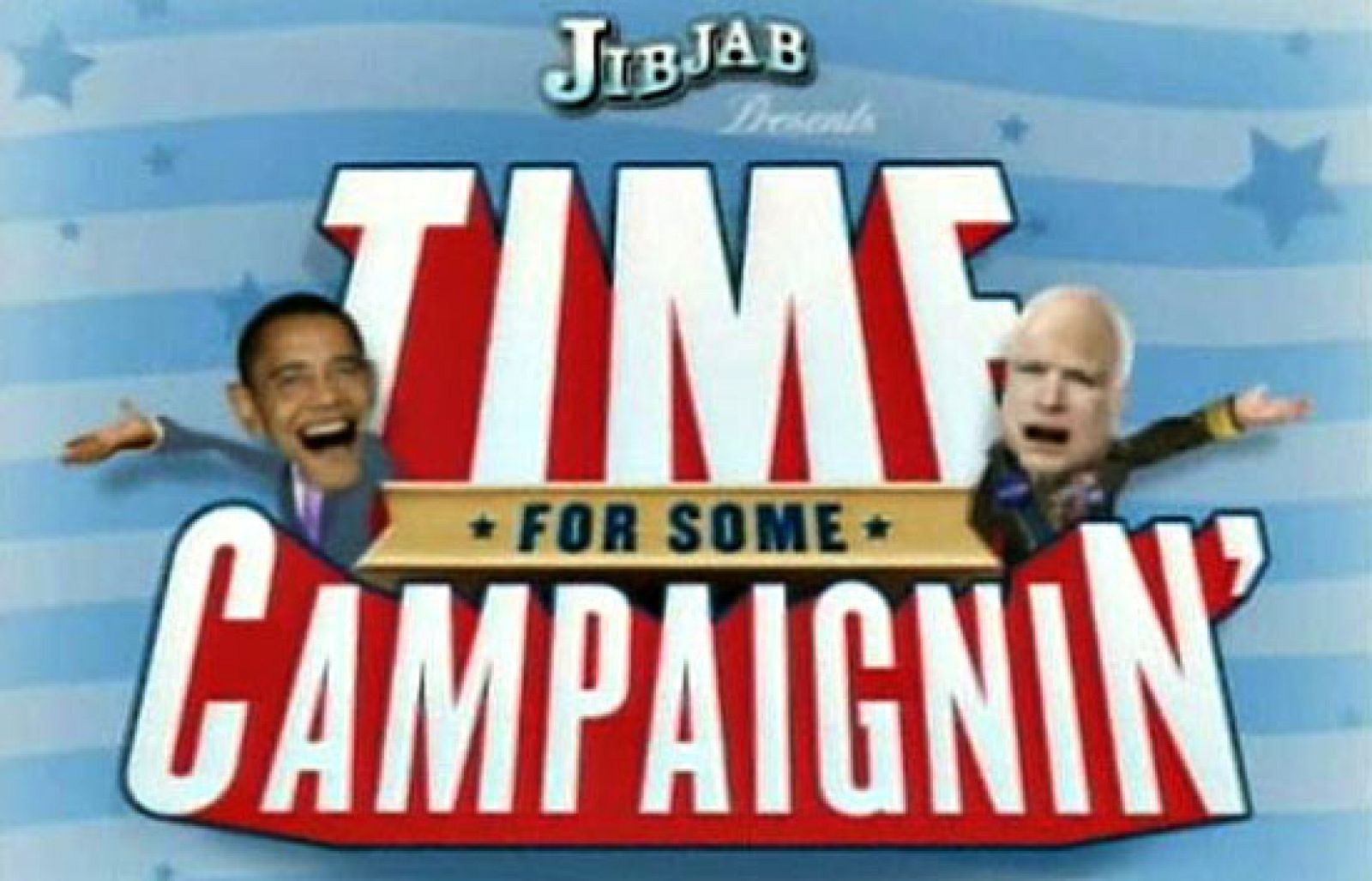 Una parodia de la campaña electoral estadounidense