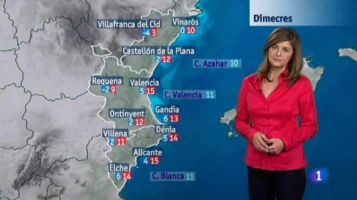 L'informatiu - Comunitat Valenciana - El tiempo en la Comunidad Valenciana - 26/11/13
