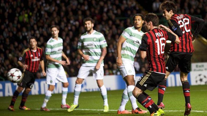 Telediario 1 - El Milan asalta el Celtic Park de Glasgow
