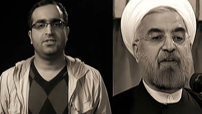 Telediario 1 - Rohaní entona el 'yes we can'