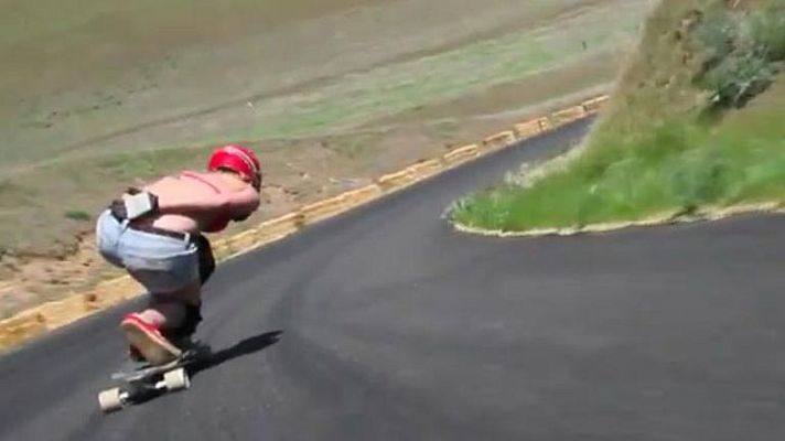 Telediario 1 - 'Skaters' a todo riesgo en Tenerife