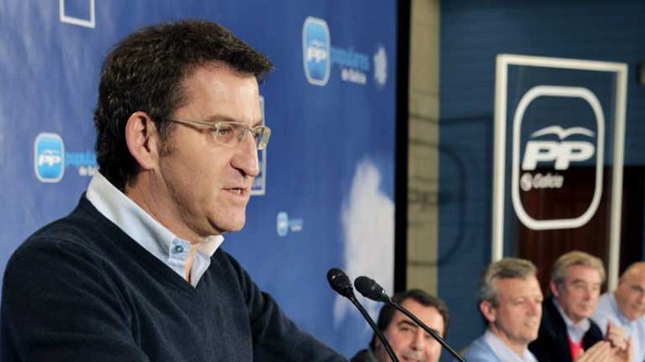 Telediario 1 - Feijóo pide al PSOE colaboración