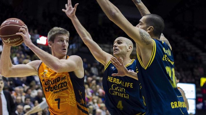 Baloncesto en RTVE - Valencia Basket 74 - Herbalife G. Canaria 70