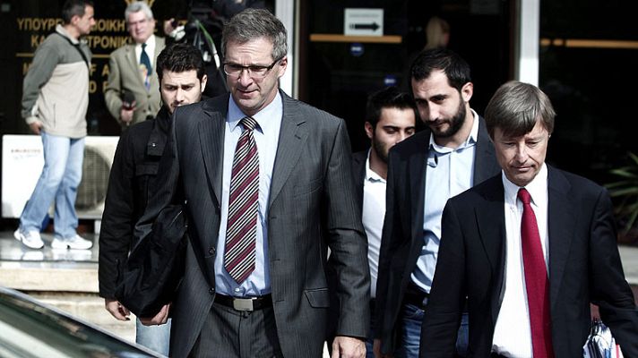 Telediario 1 - La "troika" comienza este lunes su quinta y última visita a España