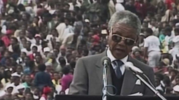 Telediario 1 - Documental sobre fin Apartheid