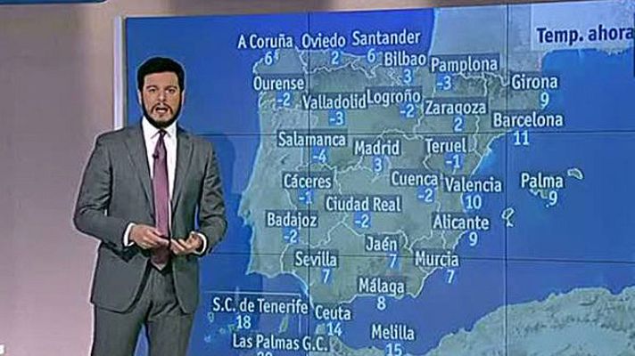 El tiempo - Fuertes lluvias en las islas Canarias y suben ligeramente las temperaturas en el nordeste