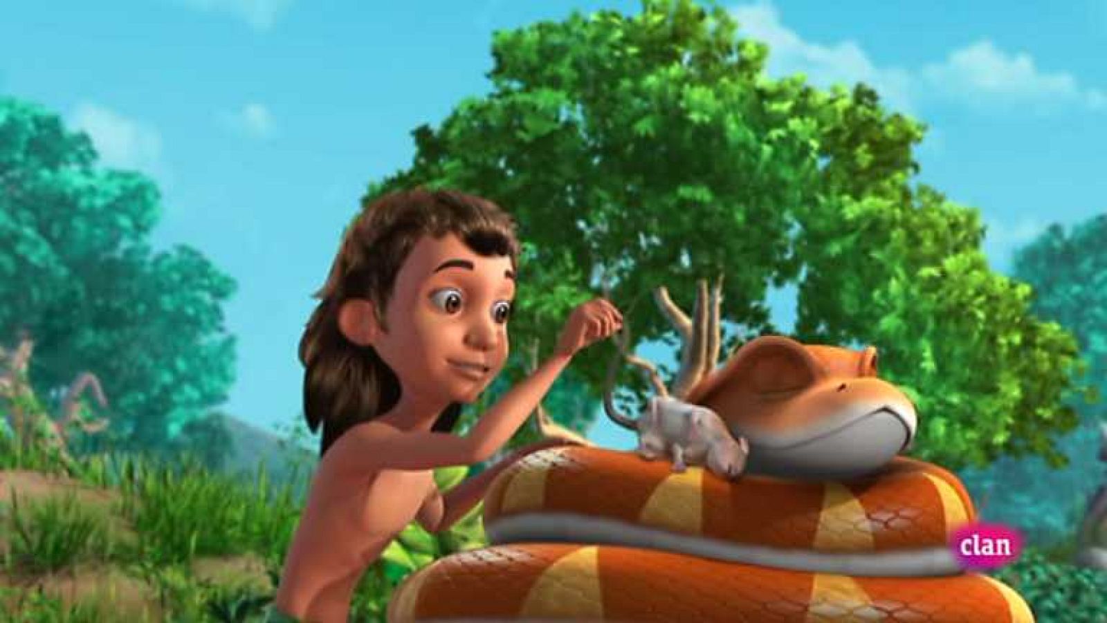 La pitón durmiente - El libro de la selva | Ver