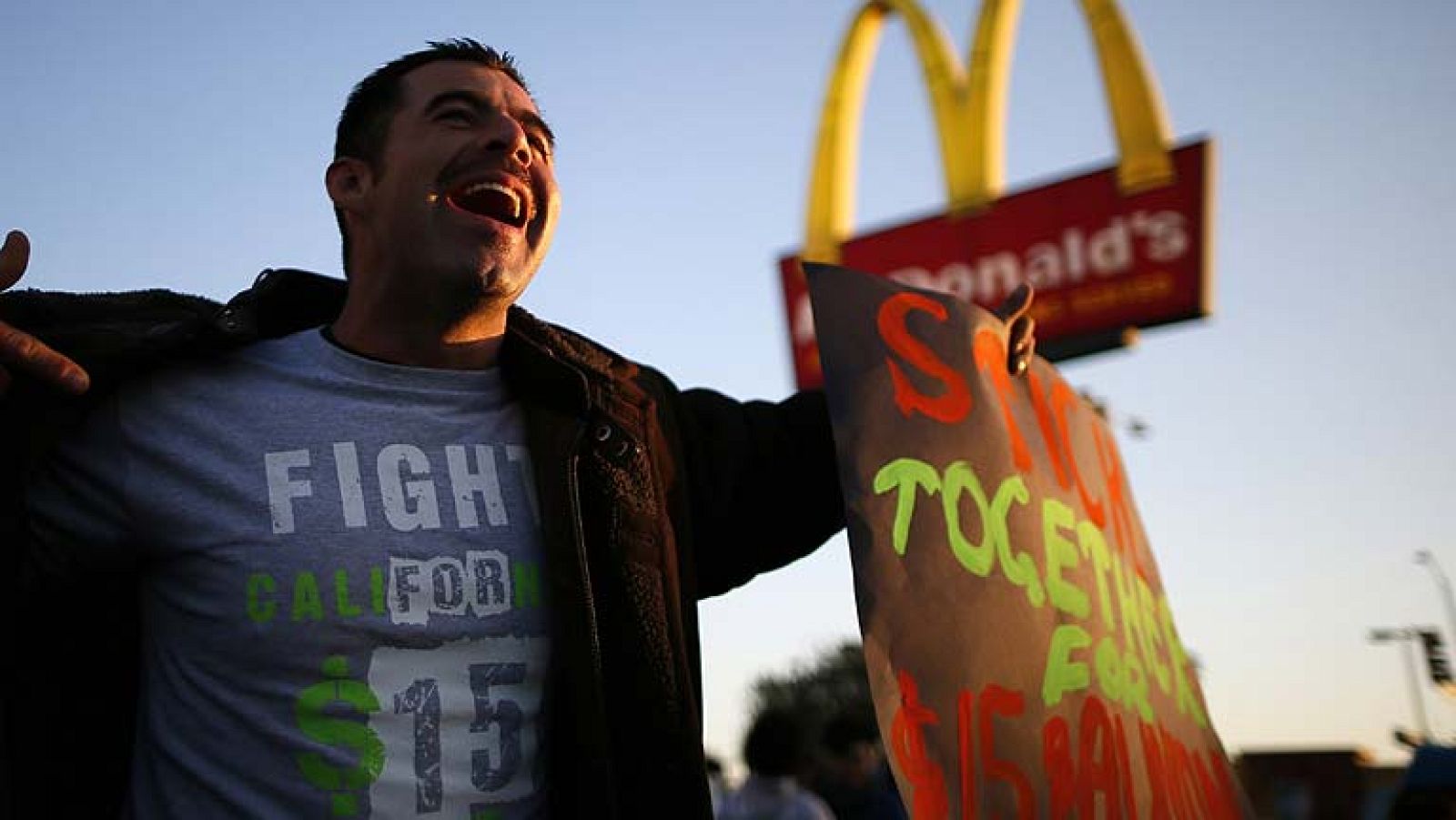 Huelga de los trabajadores de las cadenas de comida rápida en EE.UU. | Ver