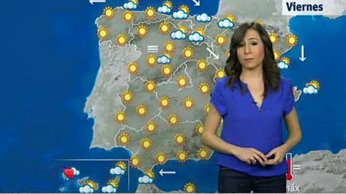 El tiempo - Fuertes lluvias en Canarias y temperaturas sin cambios en el resto del país