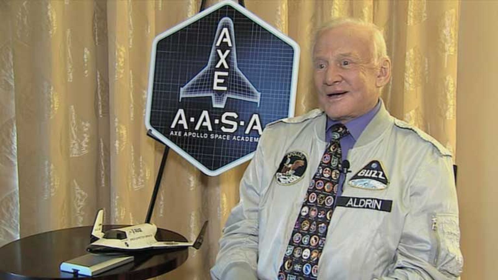 Buzz Aldrin, el segundo hombre en pisar la luna, sigue pensando en la exploración espacial