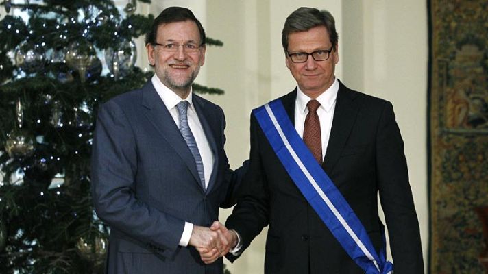 Telediario 1 - Condecoración ministro alemán