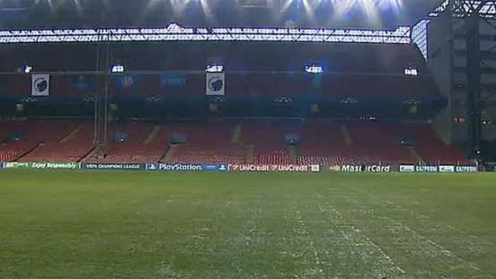 Telediario 1 - El Madrid, contra el Copenhague y su césped