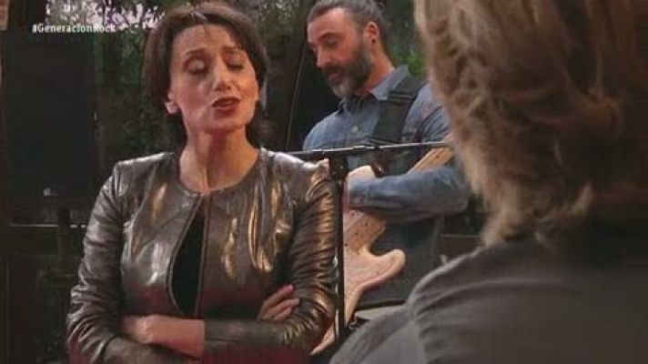 Generación Rock - Luz Casal visita el local de ensayo