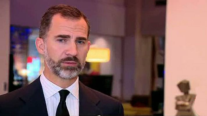 Especiales informativos - El príncipe Felipe y el presidente del Gobierno ensalzan la figura de Mandela