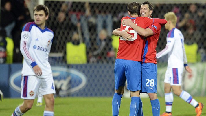 Champions League - Viktoria Pilsen 2 - CSKA de Moscú 1