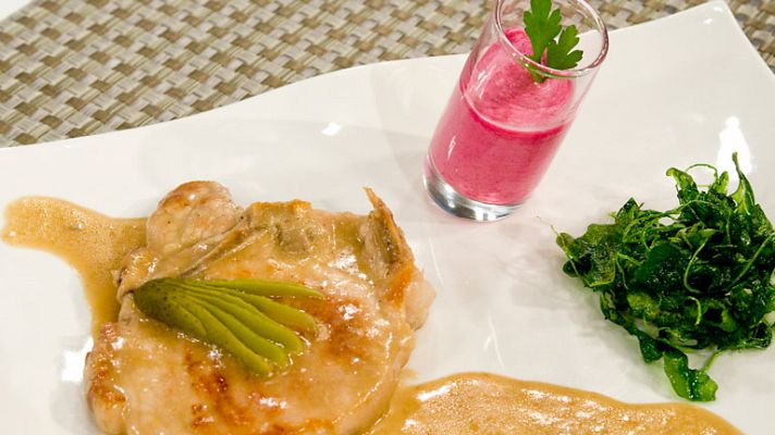 RTVE Cocina - Chuletas en salsa alemana con crema