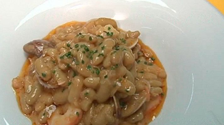 RTVE Cocina - Verdinas con almejas y gambas