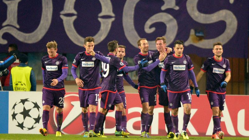 El Zenit acompaña al Atleti a octavos pese a ser goleado en Viena | Ver