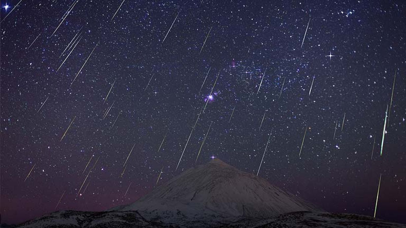 Gemínidas desde el Observatorio del Teide