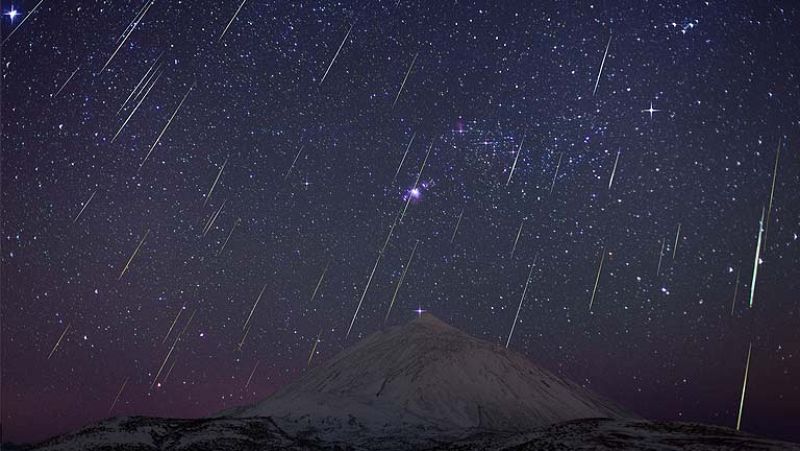 Gemínidas desde el Observatorio del Teide
